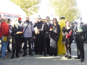 lucca comics and games 2014 cosplayer famiglia addams